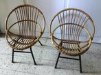 2 sièges vtg pour enfants, bambou, rotin et métal, Rohé NL, Enlèvement