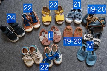 Baby / kinderschoenen maat 19, 20, 21, 22, 24,

€5 per stuk
 beschikbaar voor biedingen