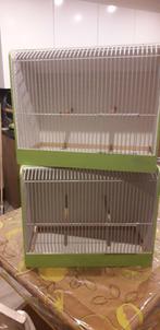 2 houten kooien 50 x 25 x 40 hoog., Ophalen, Gebruikt, Hout, Vogelkooi