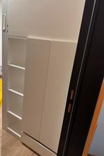 Ikea-bed op de tussenverdieping, met bureau met 3 laden,, Ophalen, Gebruikt, Hoogslaper