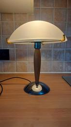 Vintage design lamp - Mushroom - frosted glass, Huis en Inrichting, Lampen | Tafellampen, Glas, Gebruikt, Ophalen of Verzenden