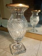 vase en christal Val saint Lambert, Antiquités & Art, Antiquités | Verre & Cristal, Enlèvement ou Envoi