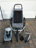 Croozer kid keeke 1 fietskar VERING ledverlichting hangmatje, Fietsen en Brommers, Ophalen, Opvouwbaar, Croozer, Zo goed als nieuw