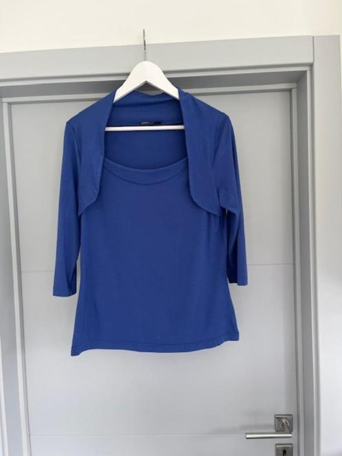 3 kwart mouwen shirt ( Large 40), Kleding | Dames, T-shirts, Gedragen, Maat 38/40 (M), Blauw, Korte mouw, Ophalen of Verzenden