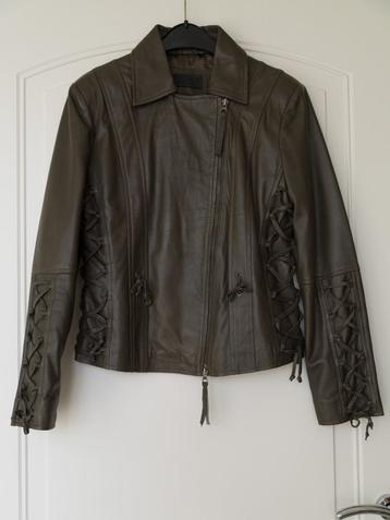 Vest in leder, merk Giovane,  NIEUW, maat 38 beschikbaar voor biedingen