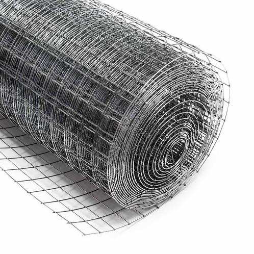 Tuingaas gegalvaniseerd | 12 x 12 mm | 50 cm | 25 meter, Tuin en Terras, Gaas en Draad, Nieuw, Gaas, Ophalen of Verzenden