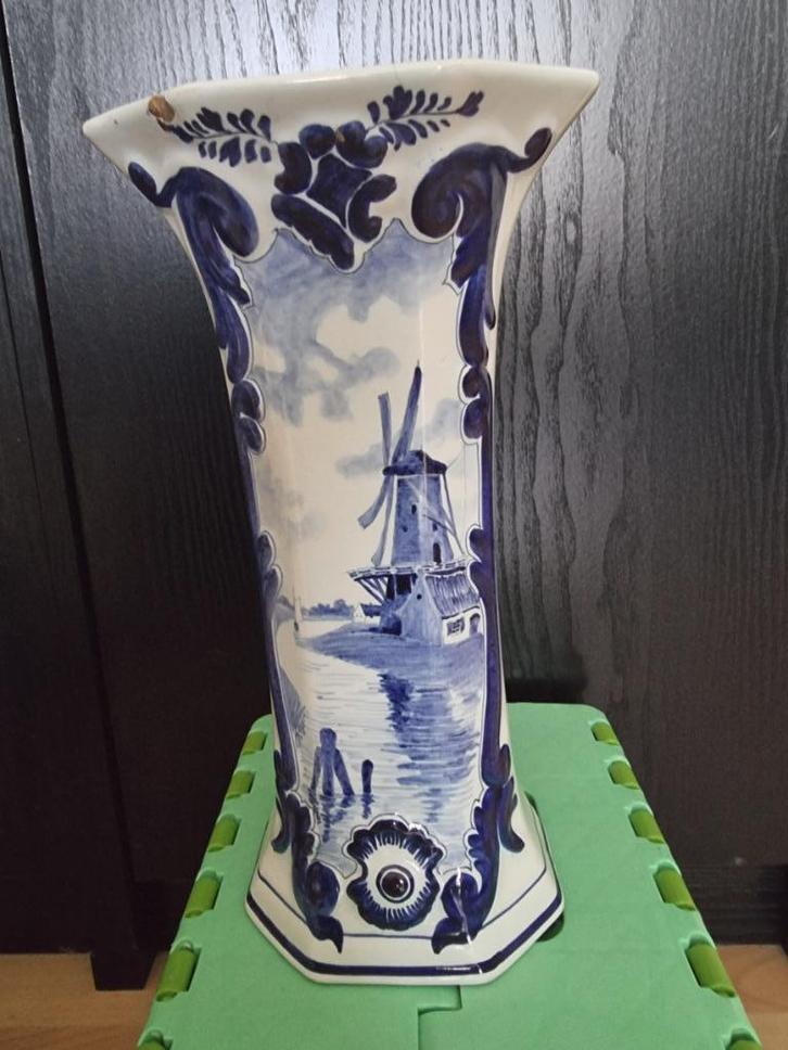 3 antieke vazen Boch, Hollandse schilders La Louvière, Antiek en Kunst, Antiek | Vazen, Ophalen