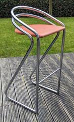 retro barkruk, Huis en Inrichting, Ophalen, Gebruikt, Met voetsteun, Metaal