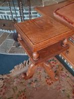 Bijzettafeltje, Huis en Inrichting, Tafels | Bijzettafels, Minder dan 55 cm, Gebruikt, Vierkant, Hout