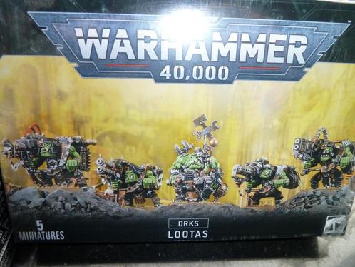 Warhammer 40K. Orks Lootas Or Burnas., Hobby en Vrije tijd, Wargaming, Nieuw, Warhammer 40000, Figuurtje(s), Ophalen