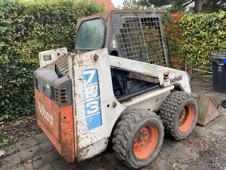 Bobcat 753, Zakelijke goederen, Machines en Bouw | Kranen en Graafmachines, Wiellader of Shovel, Ophalen