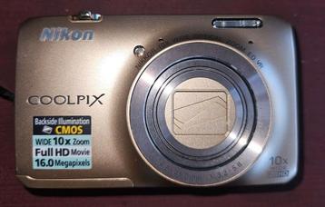 Nikon Coolpix s6300 -inc hoesje en laadkabel beschikbaar voor biedingen