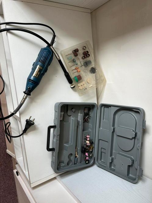 Dremel met houder Ferm FCT 300, Doe-het-zelf en Bouw, Gereedschap | Freesmachines, Zo goed als nieuw, Elektrisch, Ophalen of Verzenden