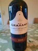Grahams late botteld vintage port 2003, ongeopend, vol., Collections, Vins, Neuf, Pleine, Enlèvement, Porto