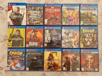 Verschillende Ps4 games te koop. beschikbaar voor biedingen