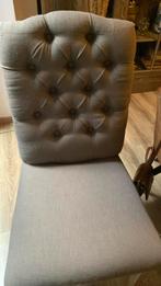 Eetkamer stoelen taupe, Antiek en Kunst, Antiek | Meubels | Stoelen en Sofa's, Ophalen