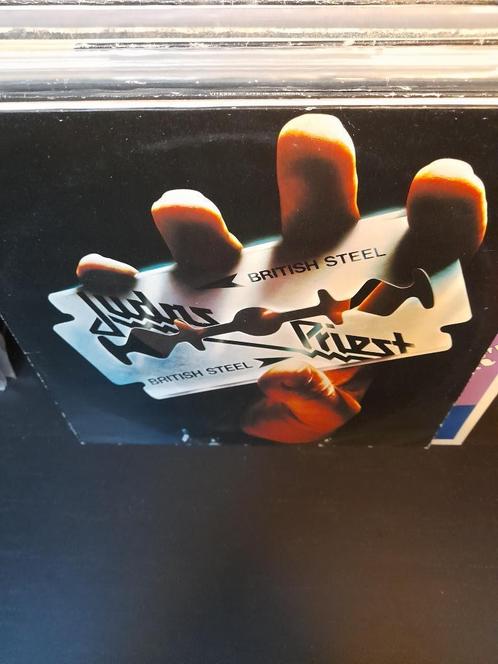 lp - judas priest - british steel, Cd's en Dvd's, Vinyl | Hardrock en Metal, Gebruikt, Ophalen of Verzenden
