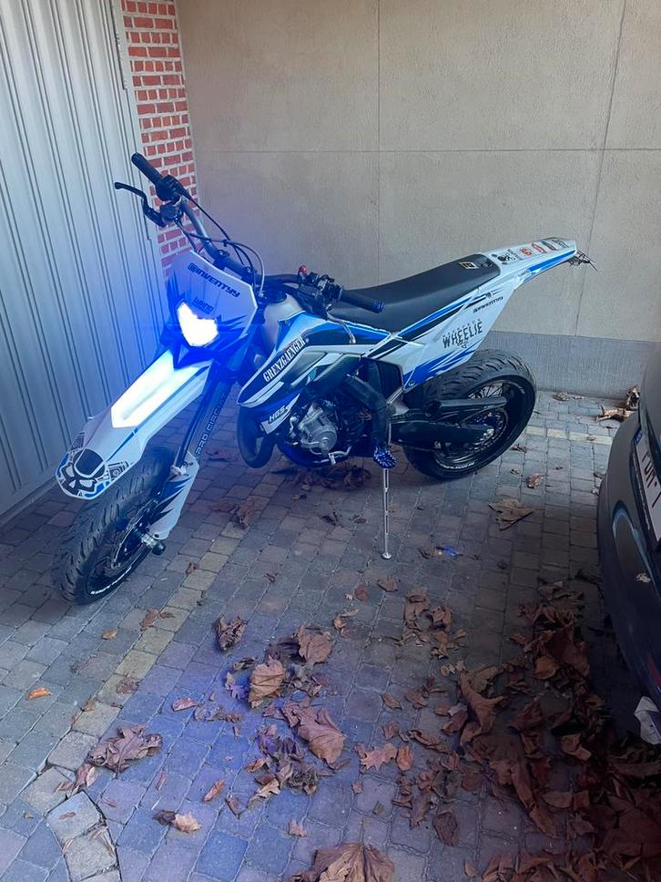 Sherco A1 Supermoto/Supermotard 125 cm³, Vélos & Vélomoteurs, Cyclomoteurs | Cyclomoteurs de cross, Comme neuf, Enlèvement