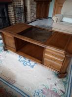 Salontafel, Huis en Inrichting, Tafels | Salontafels, Ophalen, Gebruikt, Rechthoekig, Eikenhout