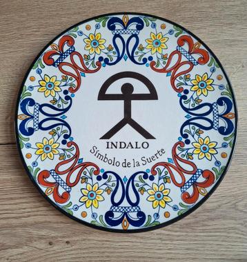 Wandbord : Indalo-symbool beschikbaar voor biedingen