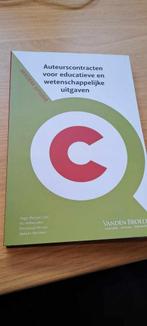 handboek Auteurscontracten, Ophalen of Verzenden, Nieuw