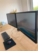 2x Samsung 24” scherm SynqMaster SA650 + Ergotron dual steun, Computers en Software, Monitoren, Ophalen, HDMI, Zo goed als nieuw