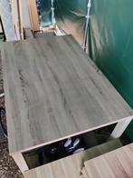 Robuuste eettafel + 4 stoelen – zgan, Huis en Inrichting, Tafels | Eettafels, Gebruikt, 100 tot 150 cm, 50 tot 100 cm, Vier personen