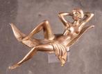 Antiek bronzen Art Deco naakt, Envoi