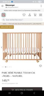 Parc en bois avec accessoires en hêtre massif de la marque P, Enlèvement, Bois