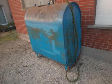 Réservoir masalt de 1250 litres avec pompe, tuyau et pistole, Enlèvement, Comme neuf