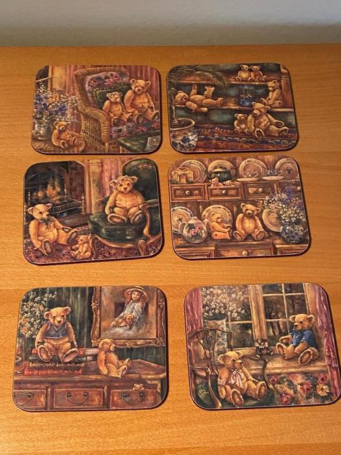Jason Coasters collectie met teddyberen, Verzamelen, Beren en Cherished Teddies, Zo goed als nieuw, Overige typen, Overige merken