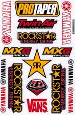 Yamaha sponsor motorfiets moto stickervel / stickers, Motoren, Accessoires | Stickers, Ophalen of Verzenden