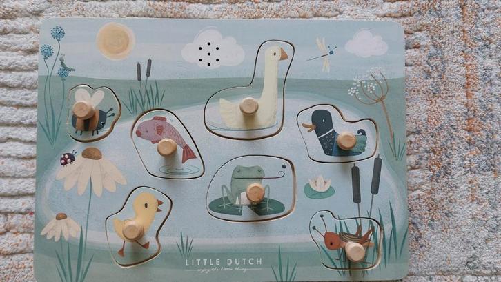 Little Dutch geluidenpuzzel - vofmenpuzzel - Little goose, Kinderen en Baby's, Speelgoed | Educatief en Creatief, Zo goed als nieuw
