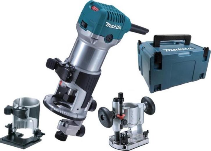 Makita bovenfrees, zo goed als nieuw, Doe-het-zelf en Bouw, Gereedschap | Machine-onderdelen en Toebehoren, Zo goed als nieuw