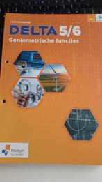 Delta 5/6 Goniometrische functies - dubbele finaliteit, Livres, Livres scolaires, Enlèvement ou Envoi, Neuf, Mathématiques A, Plantyn