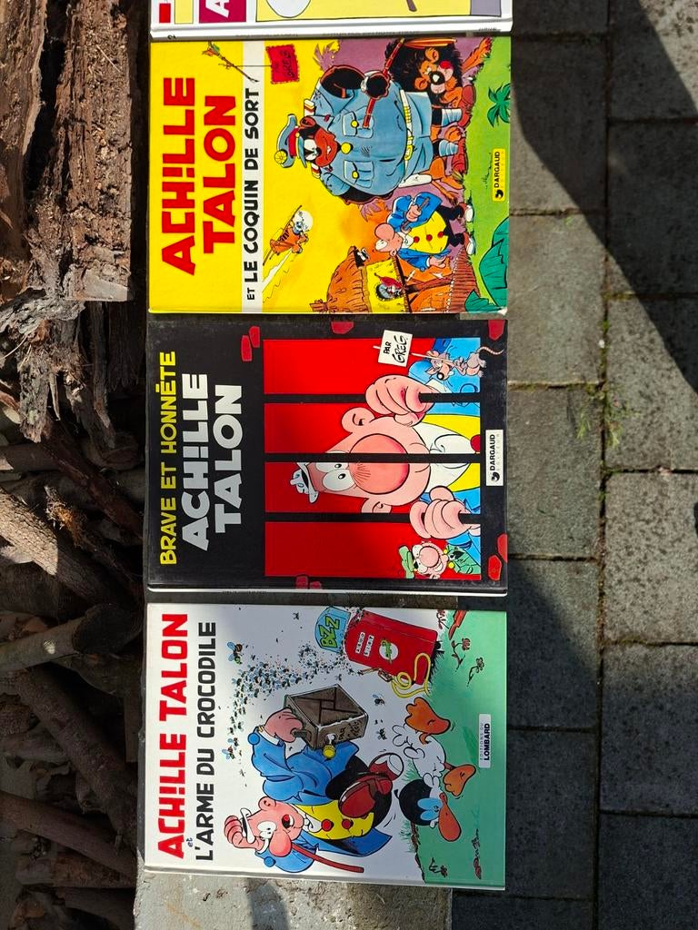 6 Achille Talon uit de jaren 70 en 80, Ophalen