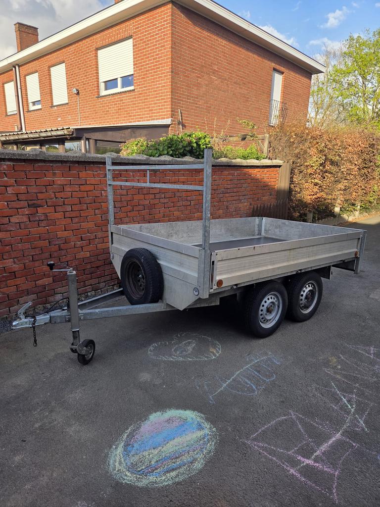 Aanhangwagen aluminium, Ophalen, Gebruikt