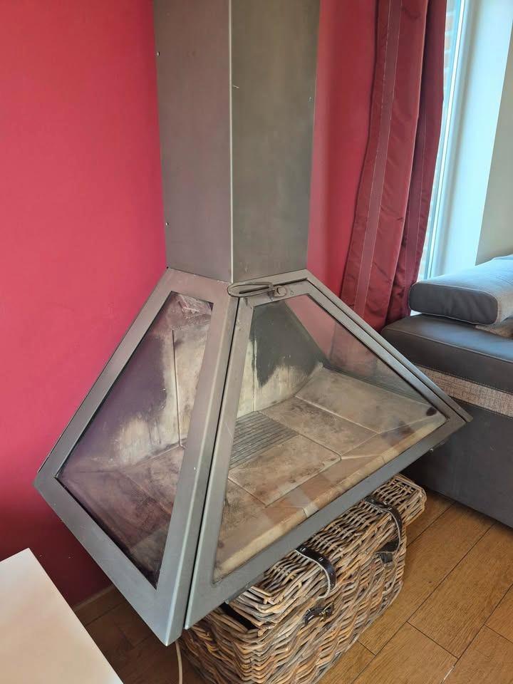 Poêle à bois Don-bar Aéra, Maison & Meubles, Poêles, Utilisé, Suspendu, Poêle à bois, Bois, Enlèvement