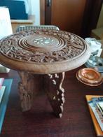 Tabouret decoratif bois 22 cm, Comme neuf, Bois