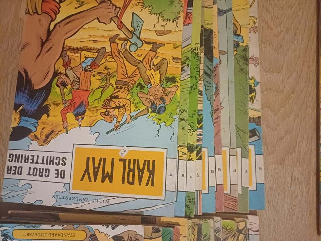 Strips Karl May, Boeken, Ophalen