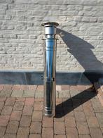 Inox dubbelwandig schouwkanaal met trekkap., Ophalen