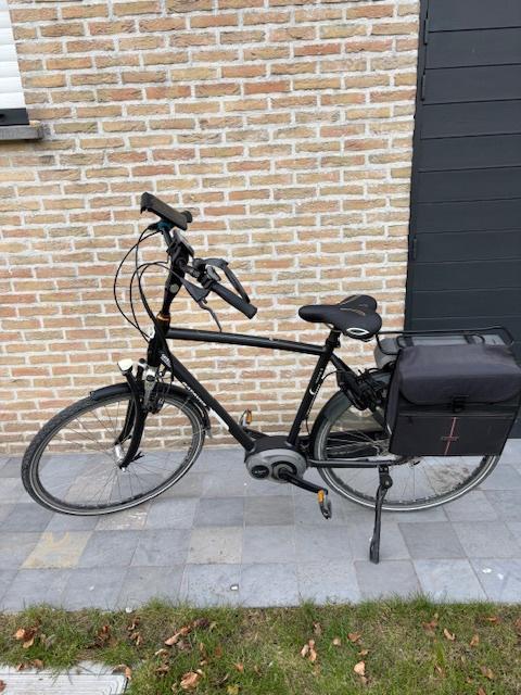Elektrische heren fiets Batavus, Fietsen en Brommers, Elektrische fietsen, Gebruikt, Batavus, 55 tot 59 cm, 50 km per accu of meer