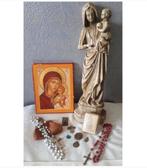 Partij religieuze christendom antiek 1950-1960 kruis beeld, Ophalen of Verzenden