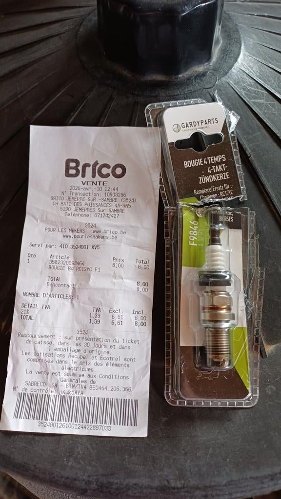 Tondeuse bougie neuve Brico