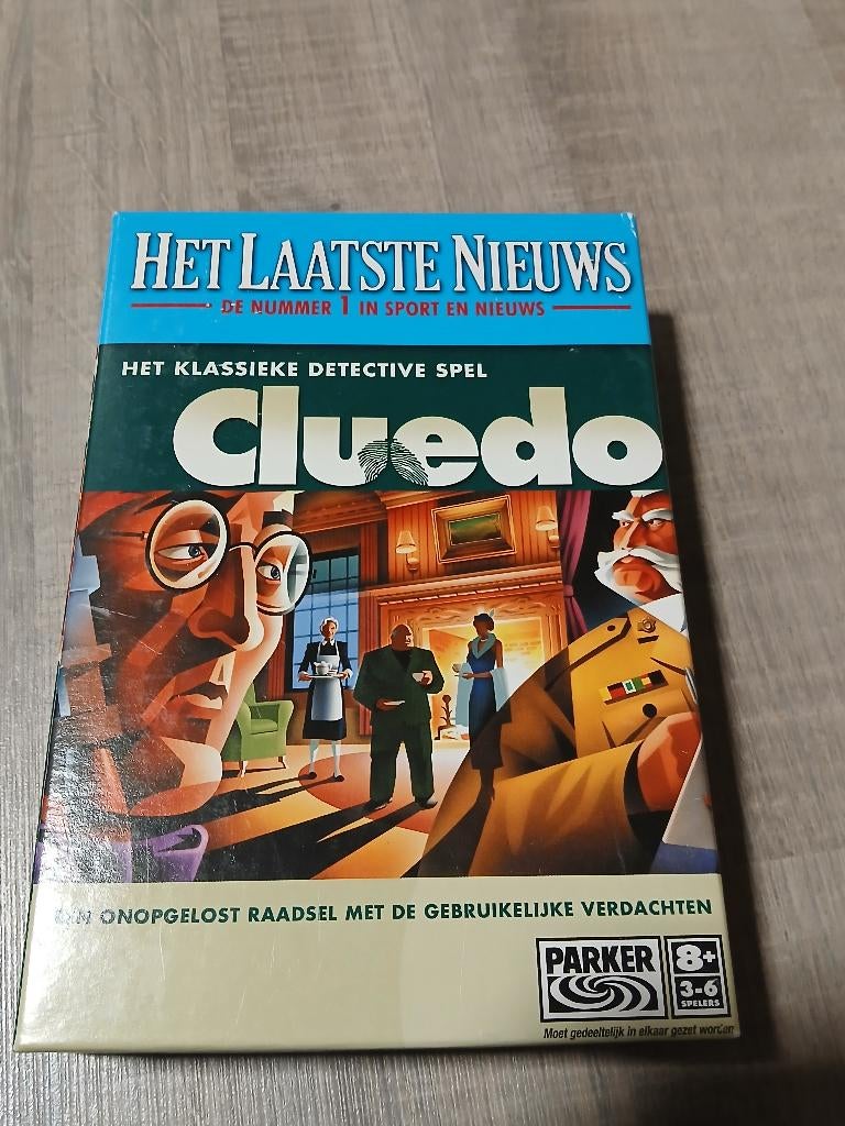 Cluedo – Reiseditie – vanaf 8 jaar, Hobby en Vrije tijd, Gezelschapsspellen | Bordspellen, Parker, Vijf spelers of meer, Ophalen of Verzenden