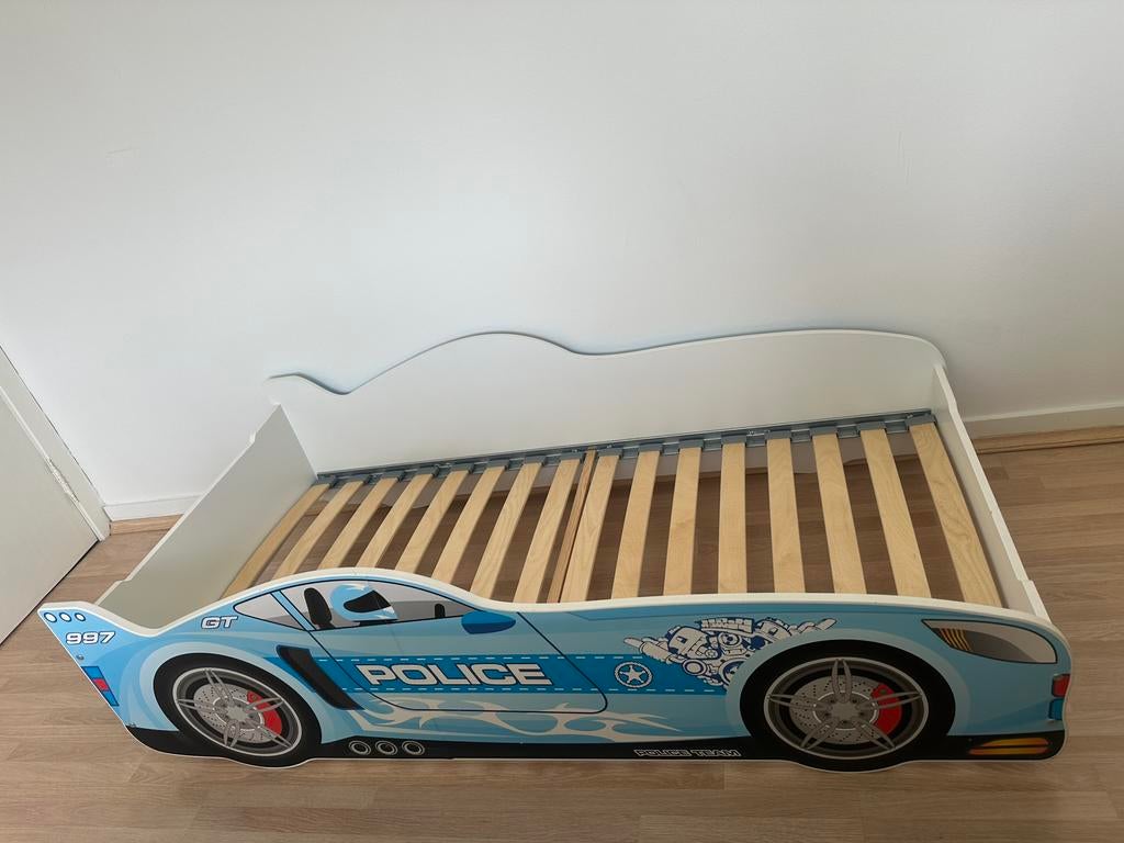 Autobed voor kinderen, Ophalen, 70 tot 85 cm, 140 tot 160 cm, Zo goed als nieuw