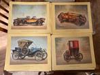 Oude Prenten auto’s, Verzamelen, Foto's en Prenten, Ophalen, Zo goed als nieuw