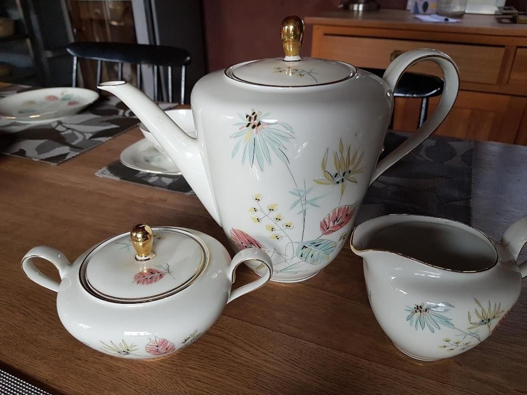 zomers retro 70-delig servies Bavaria type Claudia, Ophalen, Compleet servies