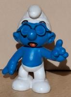 Brilsmurf Schleich 2004 Made in Germany, Verzamelen, Smurfen, Ophalen of Verzenden, Brilsmurf