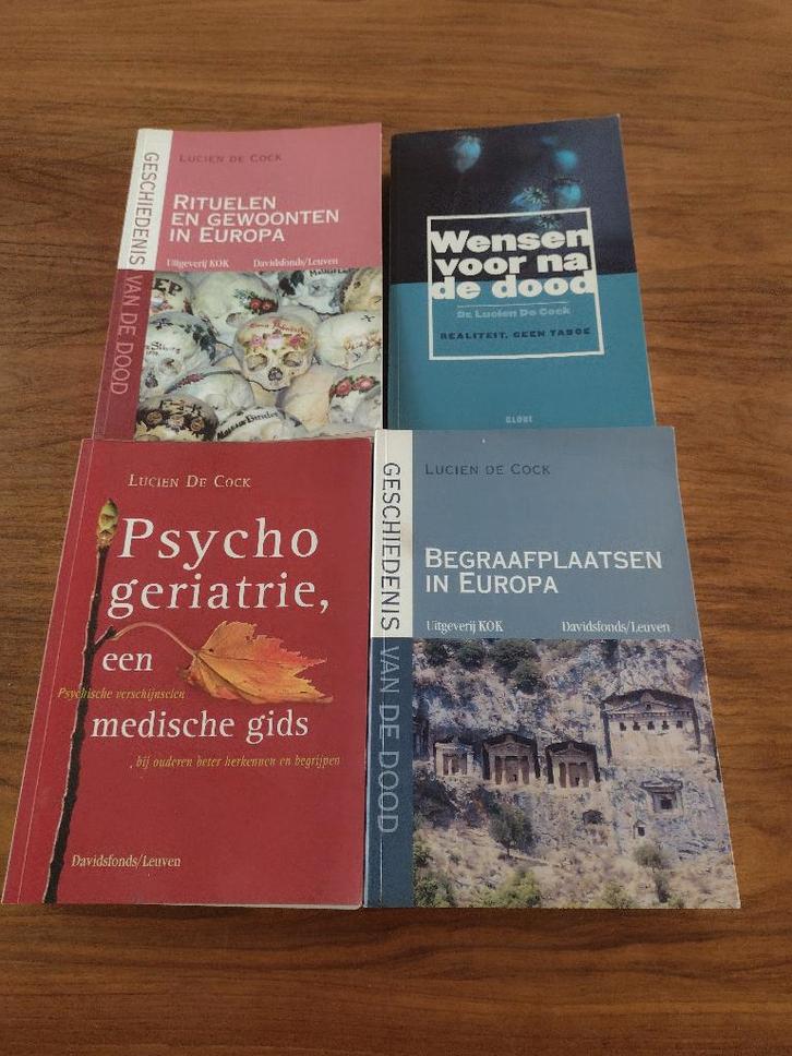 4 boeken psychologie/geriatrie. Prof J De Cock, Boeken, Wetenschap, Zo goed als nieuw, Geesteswetenschap, Ophalen of Verzenden